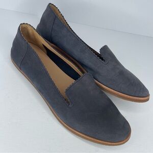 UGG Women's Gray Nubuck Slip-On Loafers